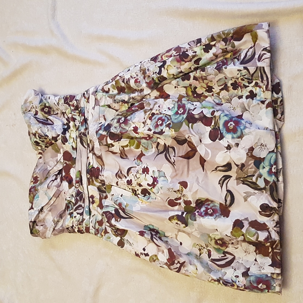 Oasis strapless dress